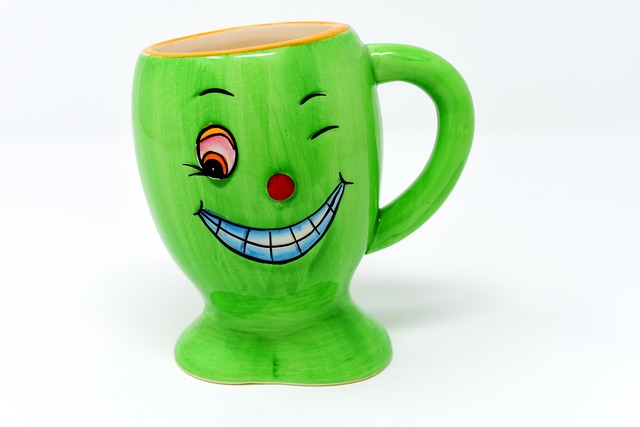zelený hrnek